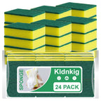24 Pack Kitchen Cleaning Sponges,Scrub Sponges