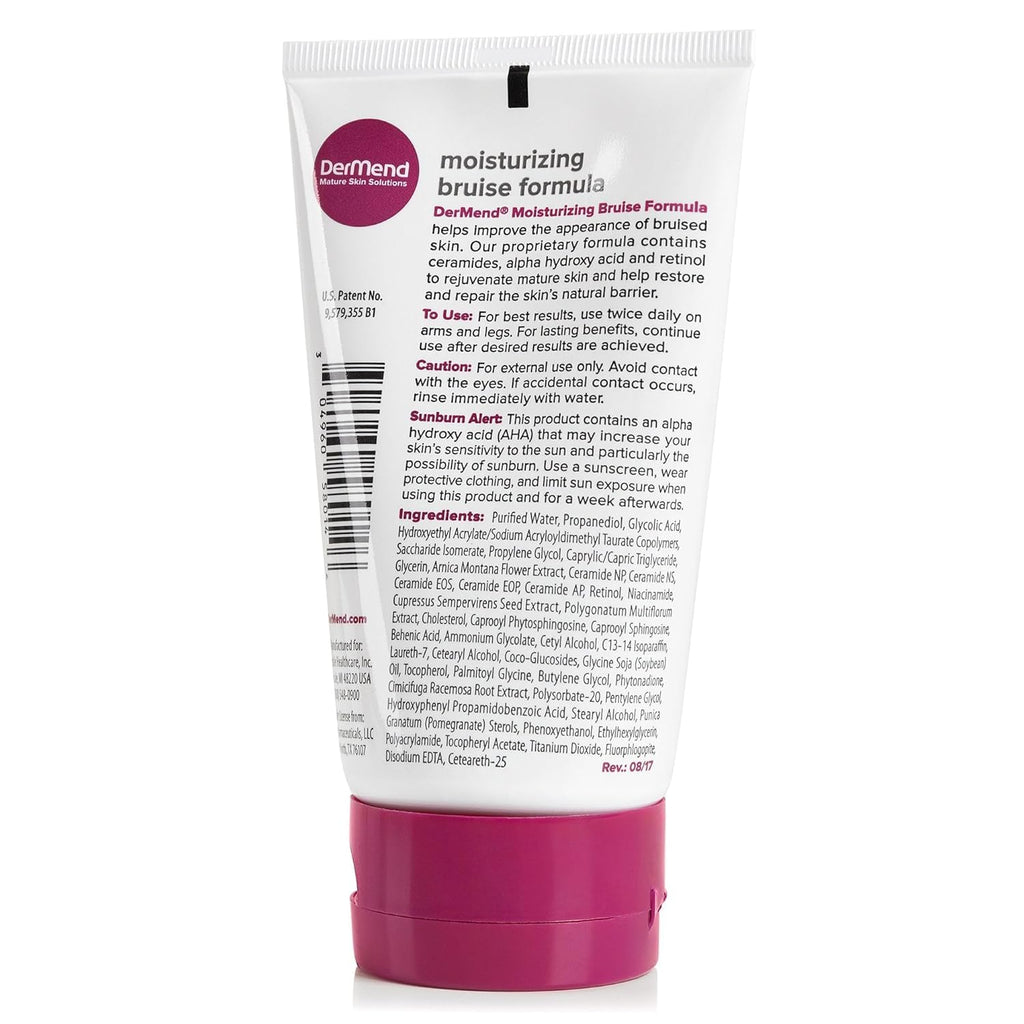 Dermend Arnica Bruise Cream with Vitamin K, 4.5 oz | For Thin & Mature Skin, Moisturizing Formula with Retinol, Ceramides & Arnica Oil, Dermatologist Recommended