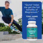 Qunol Magnesium Glycinate Tablets 300mg, 100% Chelated, Gluten-Free, 150ct | Support Nerve, Bone & Muscle Health, Cognitive Performance, Healthy Stress Response, Restful Sleep; Vegetarian, Non-GMO