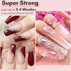Buy now Makartt Nail Rhinestone Glue: Super Strong Gel Glue for Nail Art Decorations, Charms, 3D Bling, Gems, Jewel Diamonds 30ML Cured Need Beauty at indiglob india