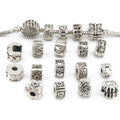 Buy now Yeshan Antique Silver Clip Lock Bead Charms with Rubber Stopper O-Rings at indiglob india