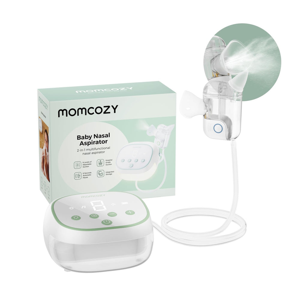 Momcozy BreezyClear Pro™ Nasal Aspirator for Baby, 75 kPa, 9 Levels