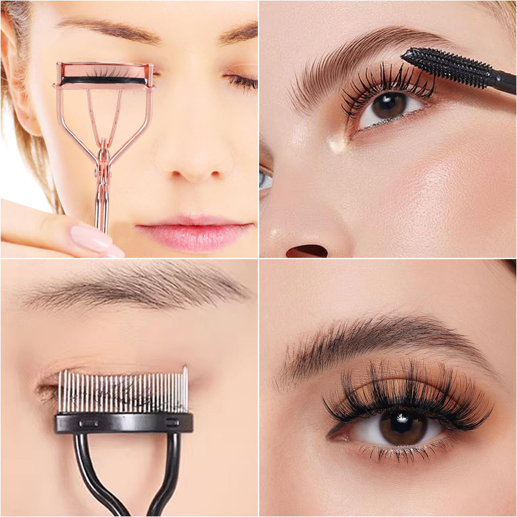2 Pcs Eyelash Separator Tool Mascara Brushes Eyelash Comb Separator Definer Lash Comb for Combing, Separating Lashes