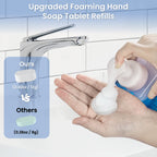 20 Pack Foaming Hand Soap Tablet Refills, 4 Scent, 12g Big Tablets, Makes 240 fl oz Soap Total, Eco Friendly Hand Wash Tablets Lemon, Coconut, Oceanic, Lavender Fragrance