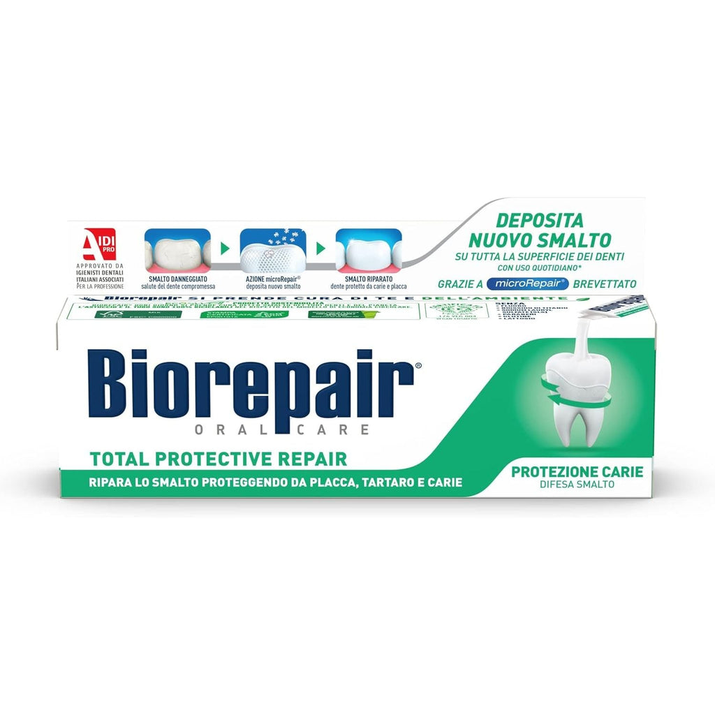 Buy now Biorepair:"Total Protective Repair" Toothpaste with microRepair * 2.5 Fluid Ounce (75ml) Tube * [ Italian Import ] at indiglob india