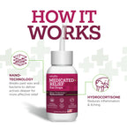 Vetality Medicated Otic Drops for Dog Ear Infection Treatment, 2 fl oz