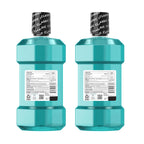 Listerine Cool Mint Antiseptic Mouthwash, Intense Mint, 33.8 fl. oz/1L x 2