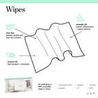 Attn: Grace Flushable Wet Wipes for Women with Aloe Vera - 60 Ct
