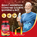 DRFOSTER CoQ10 300mg Supplements with PQQ & Shilajit, 120 Veggie Capsules
