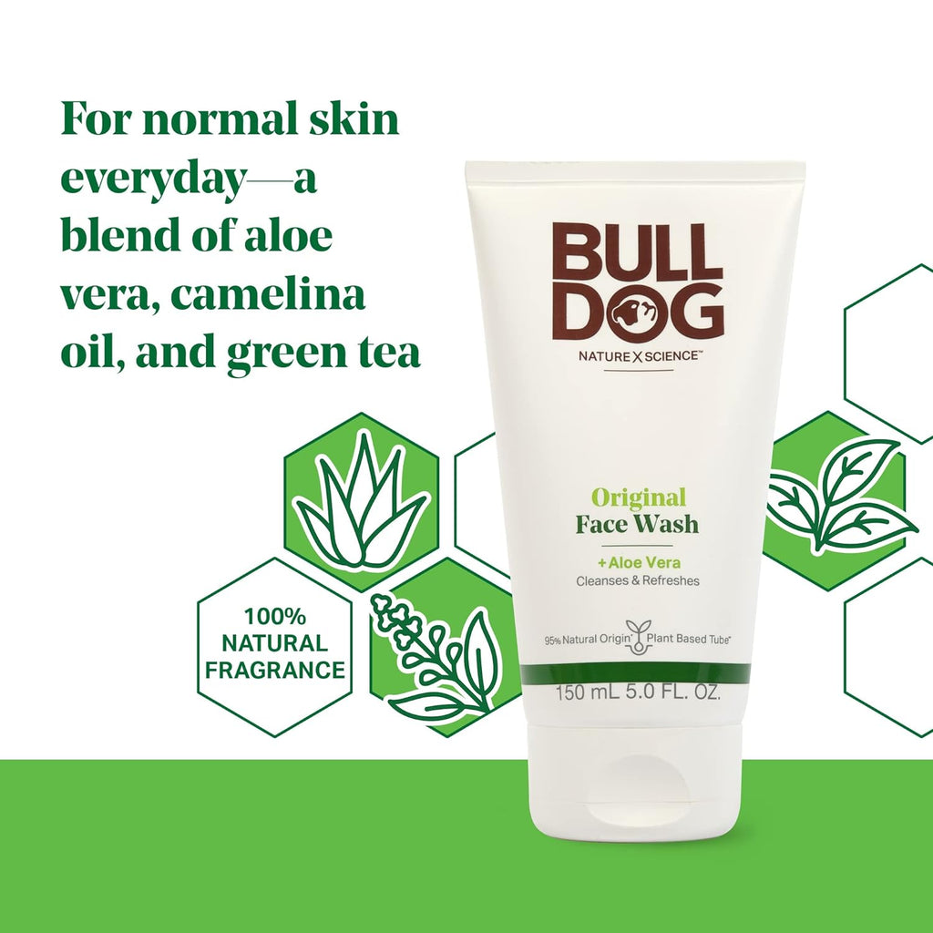 Buy now BULLDOG Mens Skincare and Grooming, Original Face Wash/Scrub, 5 Fluid Ounce at indiglob india