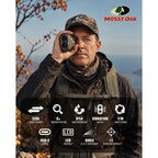 Mossy Oak Hunting Rangefinder, 1200Y Laser Range Finder for Hunting