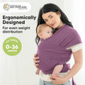 Buy now KeaBabies Baby Wrap Carrier - All in 1 Original Baby Carrier Newborn to Toddler Sling, Easy to Wear, Hands Free Bonding, Lightweight, Breathable Infant Wraps (Classic Gray) One Size (Pack of 1) Dark Mauve at indiglob india