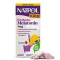 Natrol Kids Fast Dissolve Melatonin 1 mg, Sleep Aid, Strawberry, 40 Tablets | Dietary Supplement for Restful Sleep, Sleep Tablets for Kids, For Occasional Sleeplessness, Strawberry-Flavored