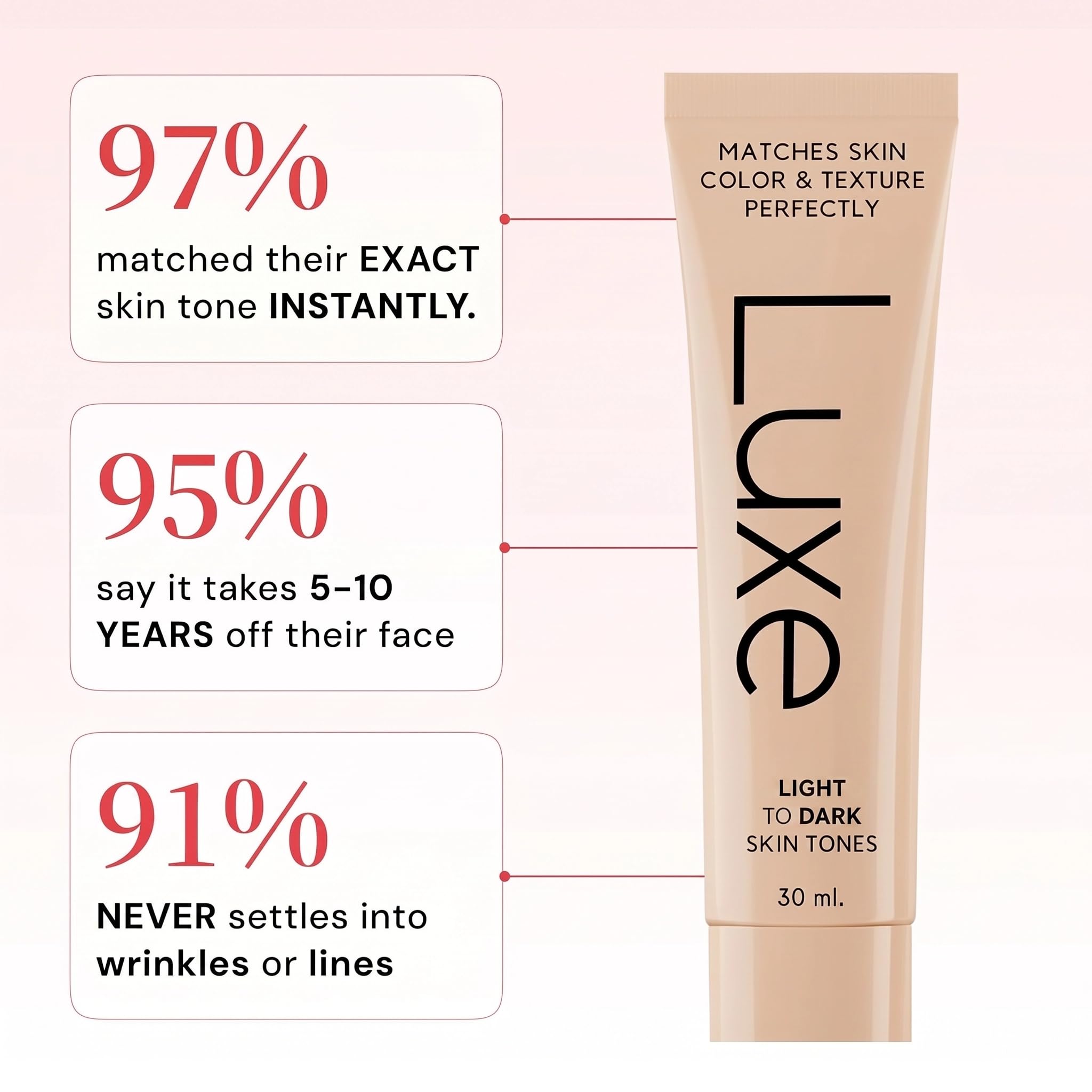 Luxe Color Changing Foundation – Medium