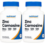 Nutricost Zinc Carnosine 86mg, 120 Capsules, Zinc L-Carnosine Supplement | GMO-Free, Gluten Free