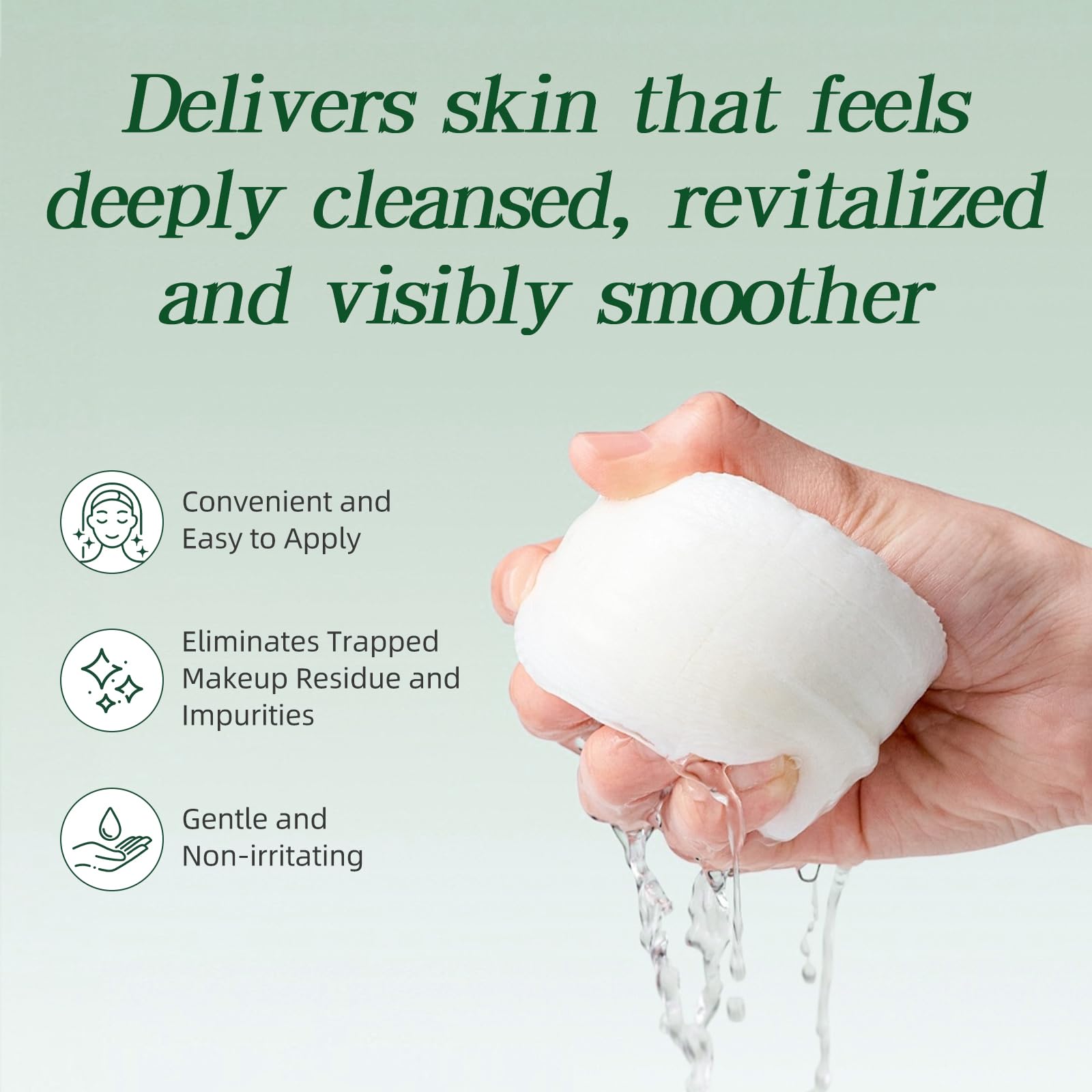 Toner Pads - with Centella Asiatica Extract and Collagen, Improves Uneven Skin Tone & Deep Hydration, Targets Dark Spots and Dull Skin, Ideal for All Skin Types - 70 Pads