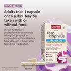 Buy now Jarrow Formulas Fem-Dophilus - 1 Billion Organisms Per Serving - 60 Veggie Capsules - Womenâ€™s Probiotic - Urinary Tract Health - Up to 60 Servings at indiglob india