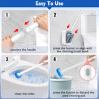 Disposable Toilet Brush-48 Refills-Touch-Free Toilet Cleaner Wand