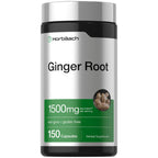 Horbäach Ginger Root Extract Supplement | 150 Capsules | Traditional Herbal Formula | Non-GMO & Gluten Free