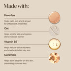 Aveeno Calm + Restore Redness Relief Moisturizing Cream, 1.7 oz | Instantly Calms & Soothes Appearance of Redness with Ceramide & Vitamin B5, Hypoallergenic, Fragrance-Free, Non-Comedogenic