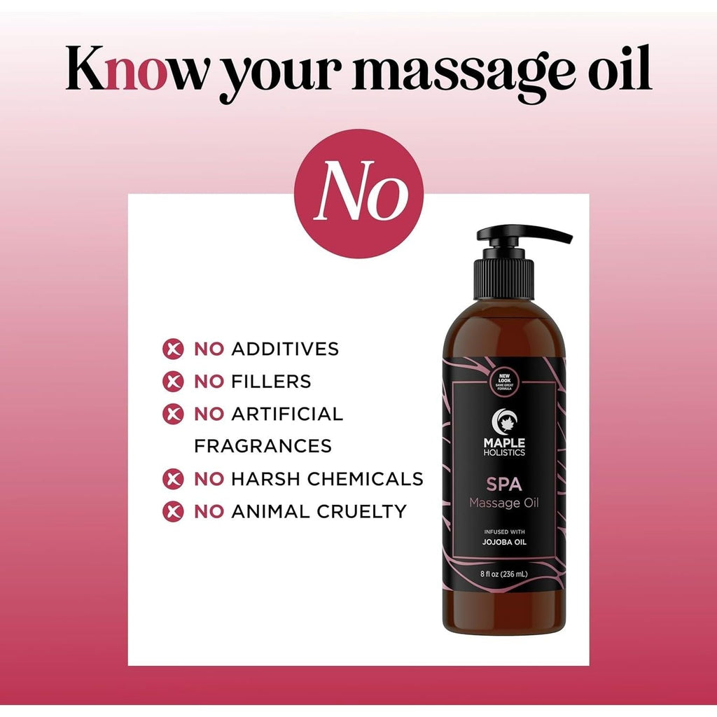Buy now Calming Massage Oil for Massage Therapy - Home Spa Full Body Massage Oil for Sore Muscles for Pro or Home Use with Moisturizing Sweet Almond Oil and Lavender Essential Oil - Non Greasy or Staining at indiglob india