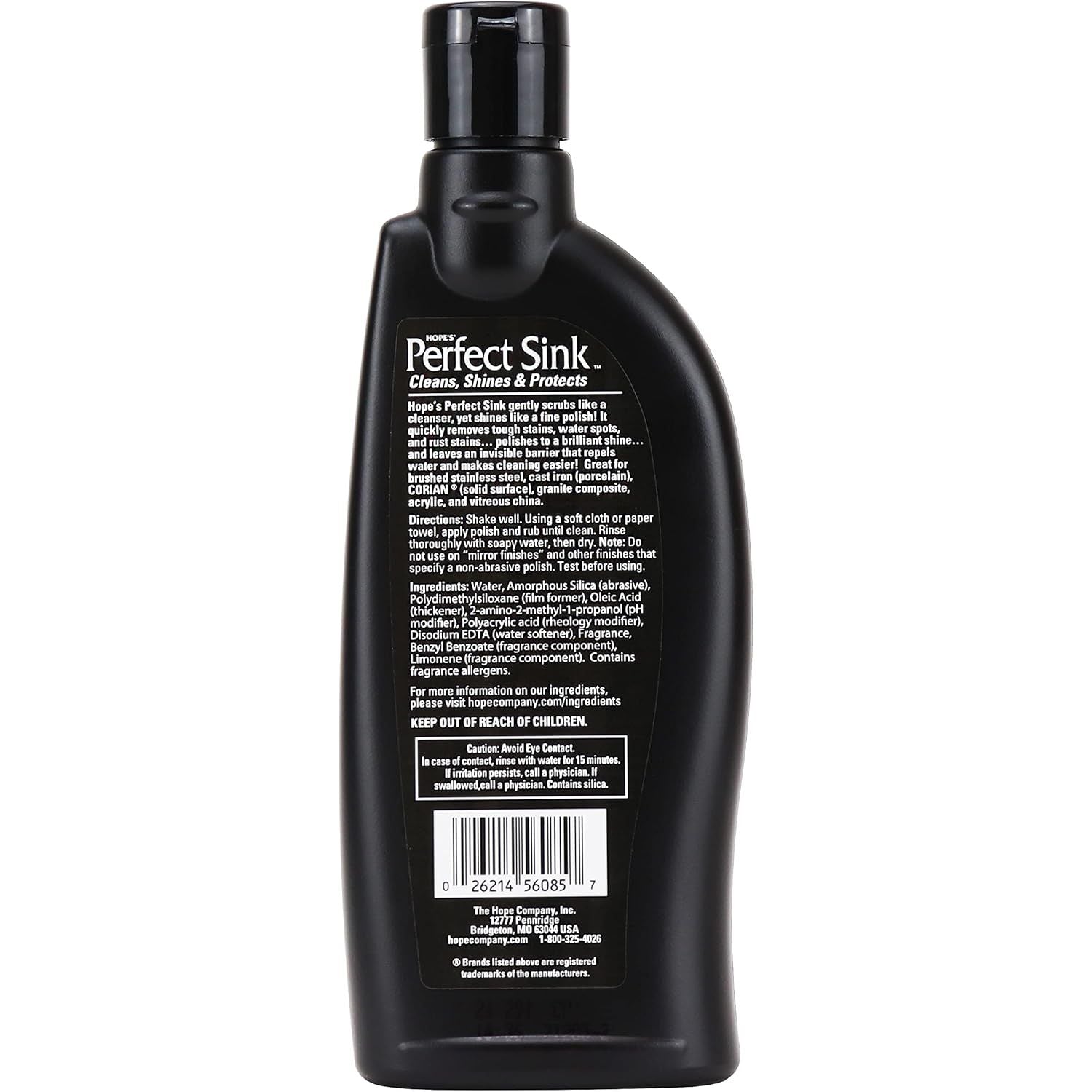 Buy now HOPE'S Perfect Sink Cleaner and Polish, Restorative, Removes Stains, Cast Iron, Corian, Composite, Acrylic, 8.5 Fl Oz at indiglob india