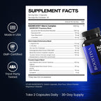 Liposomal NAD+ Supplement for Men – NAD Resveratrol Supplement with CoQ10, L-Carnitine, Ashwagandha, Maca & Zinc, Supports Energy, Focus, Stamina & Daily Men’s Vitality - 60 Capsules