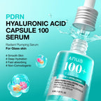 Anua PDRN Hyaluronic Acid Capsule 100 Serum, 1.01 fl.oz | Radiant Face Serum, Salmon DNA, Hyaluronic Acid, Hydration, Moisture Plumping Effect, Lightweight, Glass Skin