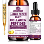 Liquid Collagen for Women & Men, Multi Hydrolyzed Collagen Peptides