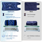 Buy now XXL Knee Ice Pack Wrap Around Entire Knee After Surgery, Reusable Gel Pack for Injuries, Large Ice Pack for Pain Relief, Swelling, Surgery, Sports Injuries, 1 Pack at indiglob india