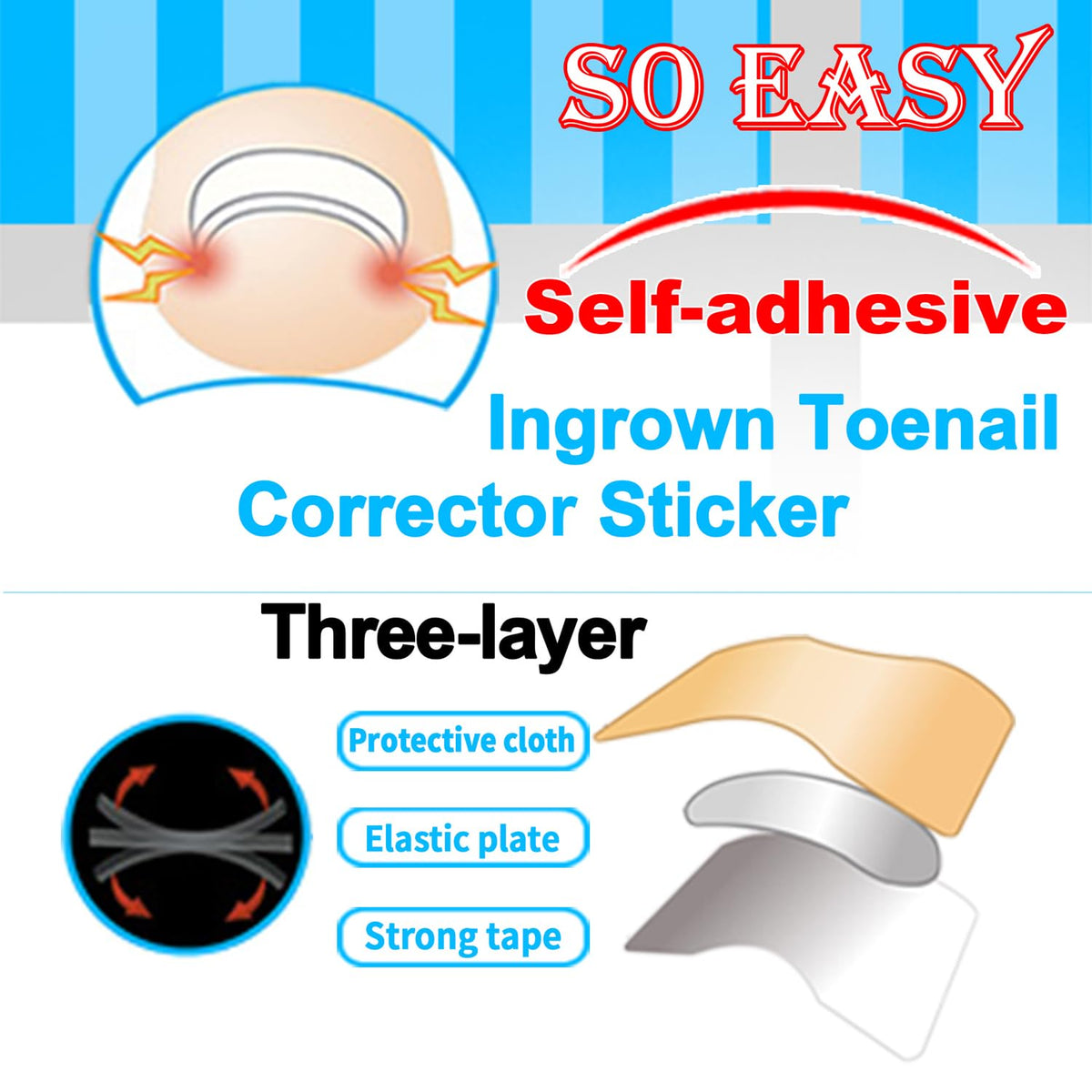 Professional Ingrown Toenail Toolkit, Ingrown Nail Corrector