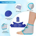 Buy now Ankle Ice Pack Wrap for Injuries Reusable, Hot Cold Compression Therapy, Foot Ice Pack with 2 Cold Gel Packs for Relief Sports Injury,Sprained Ankles and Heels,Plantar Fasciitis,Achilles Tendonitis at indiglob india