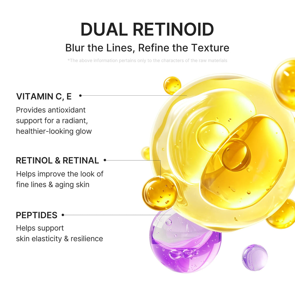 medicube Retinol Boosting Serum | Intensive Firming, Hydration & Plumping Care with Retinol, Peptides & Vitamins | Pore-Refining, Smooth Radiant Skin | Korean Skincare, 1.01 fl. oz