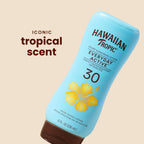 Hawaiian Tropic Island Sport Sunscreen Lotion, Ultra Light, High Performance Protection, SPF 30, Coconut, 8 Oz | Lightweight sport sunscreen, Sweat and water resistant sunblock, UVA/UVB broad spectrum protection, Iconic tropical scent