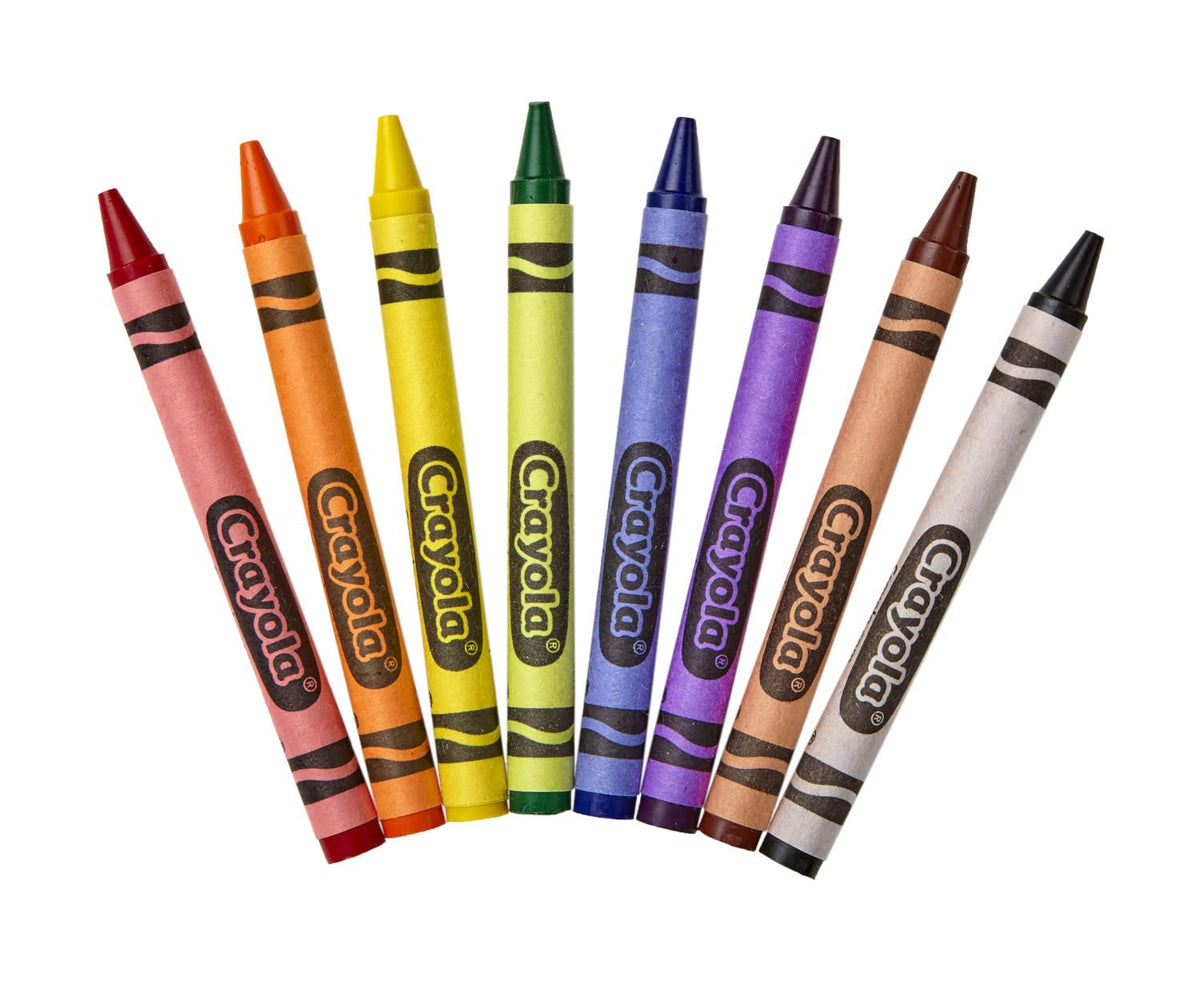 Crayola Classic Color Pack Crayons, Tuck Box, 8 Colors