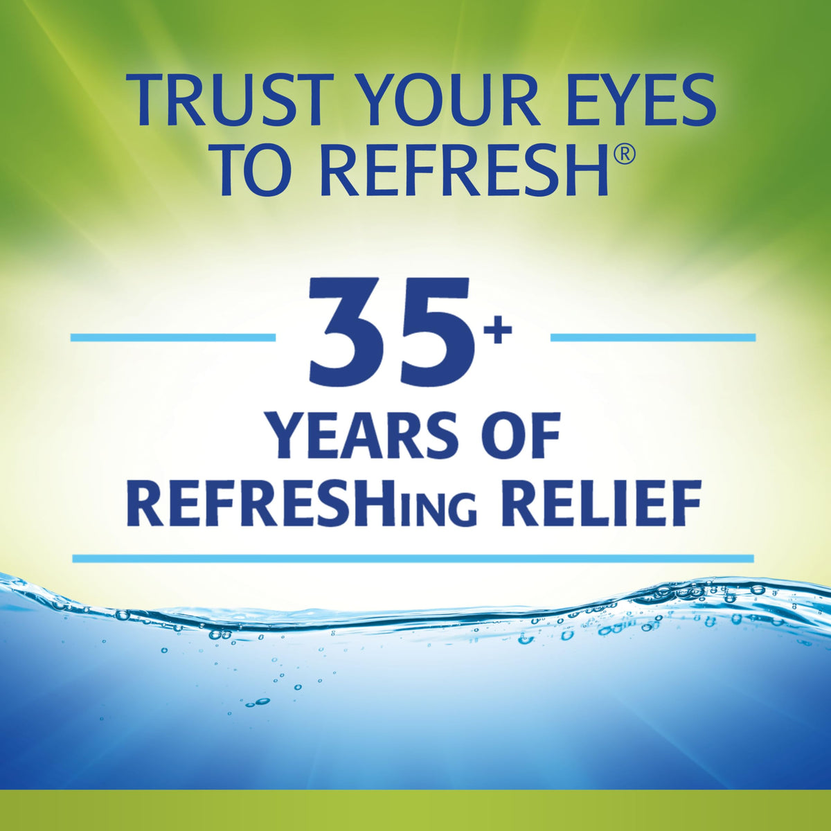 REFRESH RELIEVA Lubricant Eye Drops Artificial Tears, 0.33 fl oz (10 mL)