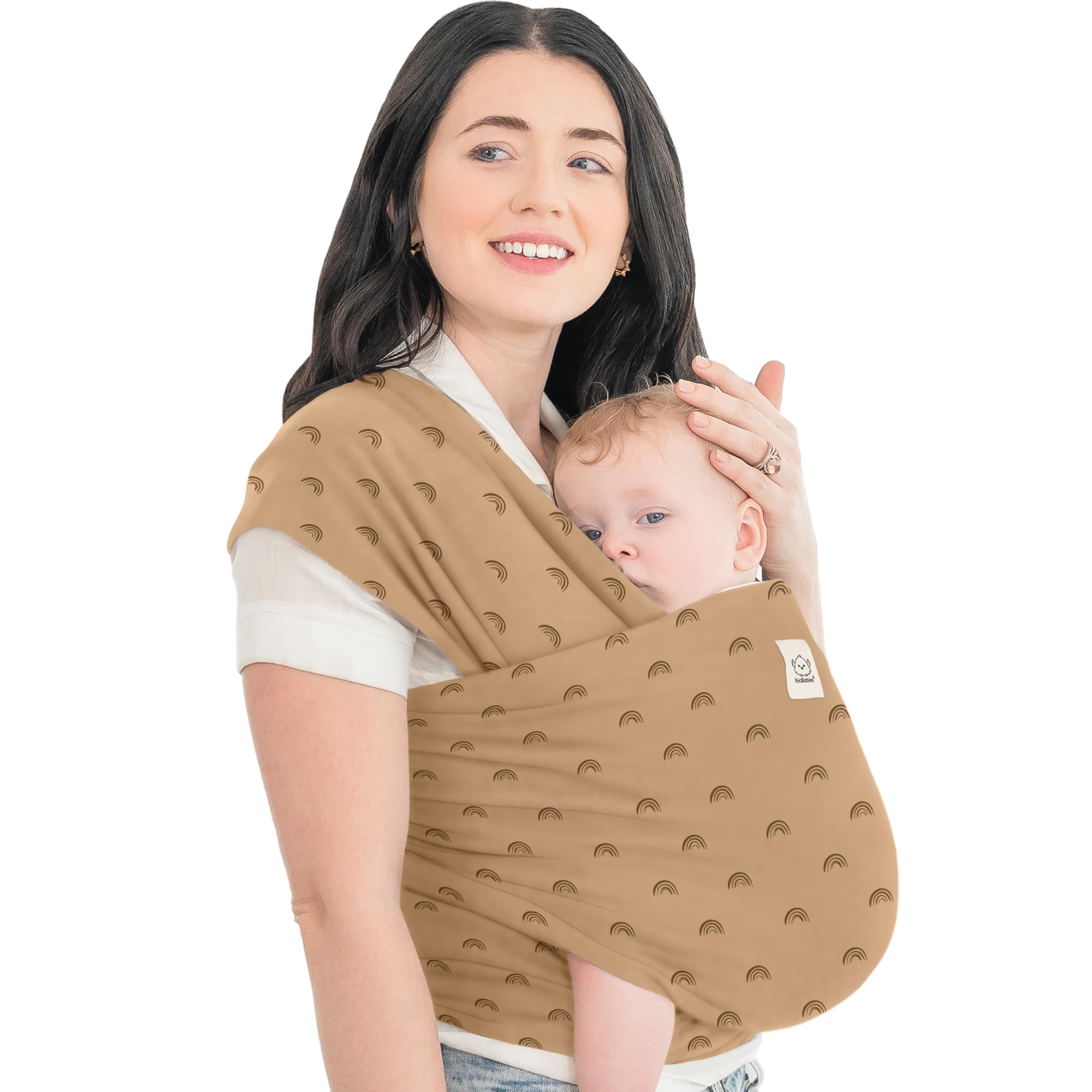 Buy now KeaBabies Baby Wrap Carrier - All in 1 Original Baby Carrier Newborn to Toddler Sling, Easy to Wear, Hands Free Bonding, Lightweight, Breathable Infant Wraps (Classic Gray) at indiglob india