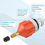 RNSXYAT 2Pcs Stand Up Paddle Board Pump Adapter, Strong Sealing Inflatable Boat SUP Pump Adaptor, Conventional Air Adapter Quickly Inflation, SUP Air Adapters for Stand-Up Paddleboard and Kayak