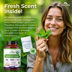 Zazzee USDA Organic Odorless Garlic 20:1 Extract, 1% Allicin, 100 Capsules | Vegan, 3+ Month Supply, Allium Sativum, Immune, Circulation & Heart Health Support, All-Natural, Non-GMO, Made in the USA