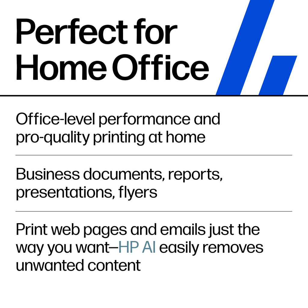 HP OfficeJet Pro 8139 Wireless All-in-One Color Inkjet Printer, Print, Scan, Copy, Fax, ADF, Duplex Printing Best-for-Home-Office, 1 Year Trial of Instant Ink Included, AI-Capable (C2VK3A)