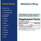 Buy now Puritan's Pride Premium Super Strength Melatonin 10mg Sleep Aid, Dietary Supplement for Sound, Restful, & Longer Sleep Support, 4 Month Supply, 120 Rapid Release Capsules, 2 Pack (Packaging May Vary) at indiglob india