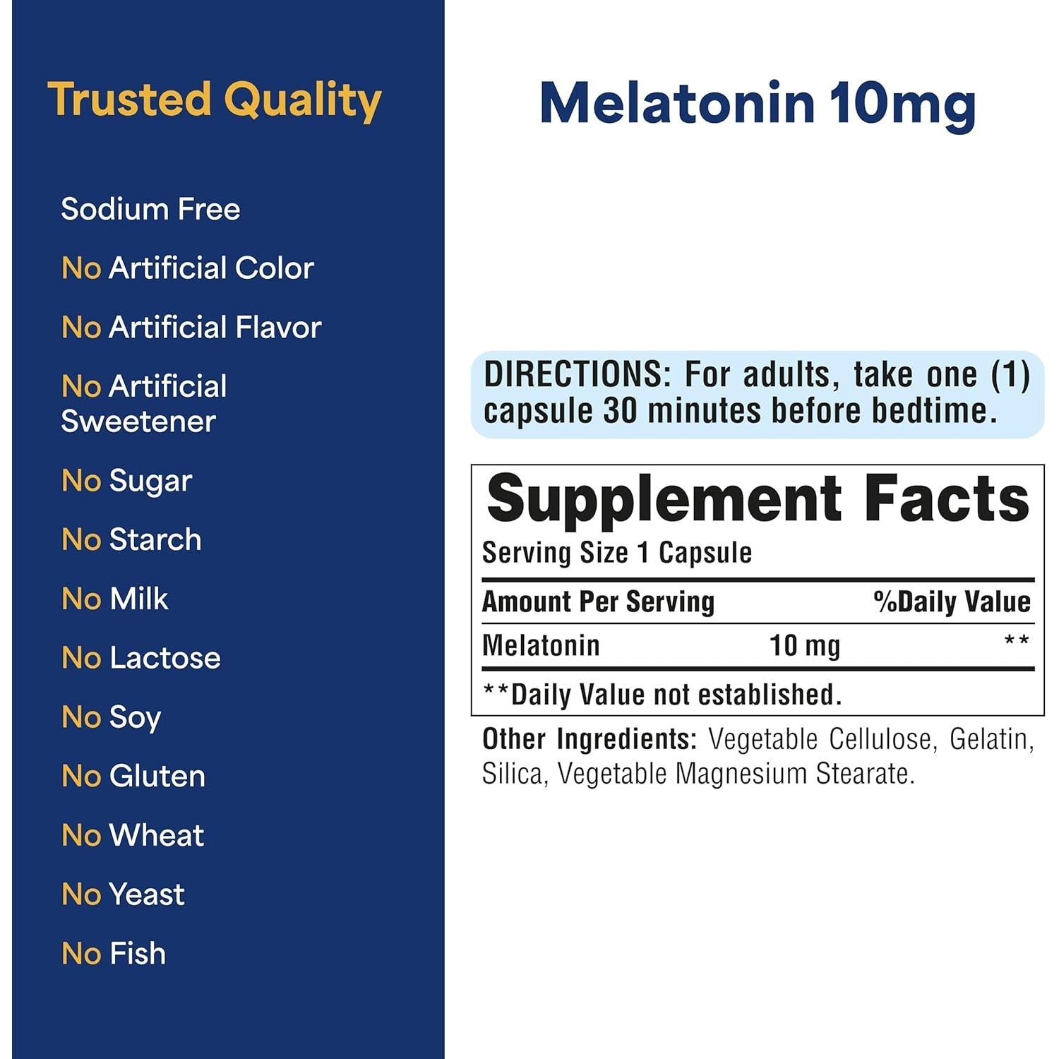 Buy now Puritan's Pride Premium Super Strength Melatonin 10mg Sleep Aid, Dietary Supplement for Sound, Restful, & Longer Sleep Support, 4 Month Supply, 120 Rapid Release Capsules, 2 Pack (Packaging May Vary) at indiglob india