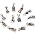 Buy now Spark 12-Pack New York City Souvenir Keychains – 3D Silver Metal NYC Landmark Set with Statue of Liberty, Empire State Building, Freedom Tower, Taxi Cab, USA Flag & Bottle Openers at indiglob india