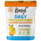 Konsyl Daily Psyllium Fiber Powder - 19oz, 90 Servings, Natural Unflavored Soluble Dietary Fiber Supplement - Psyllium Husk Prebiotic for Digestive Support and Gut Health - Sugar Free, Keto & Vegan