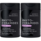 Sports Research® Phytoceramides 350mg w/Ceratiq®, 60 Liquid Caps | Plant-Derived Ceramides for Beauty from Within Skin Hydration | Non-GMO, 60 Servings