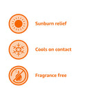 Amazon Basics Sunburn Relief Gel with Aloe Vera, Soothing, Cooling, Itch Relief, 8 oz, Pack of 1 (Previously Solimo)