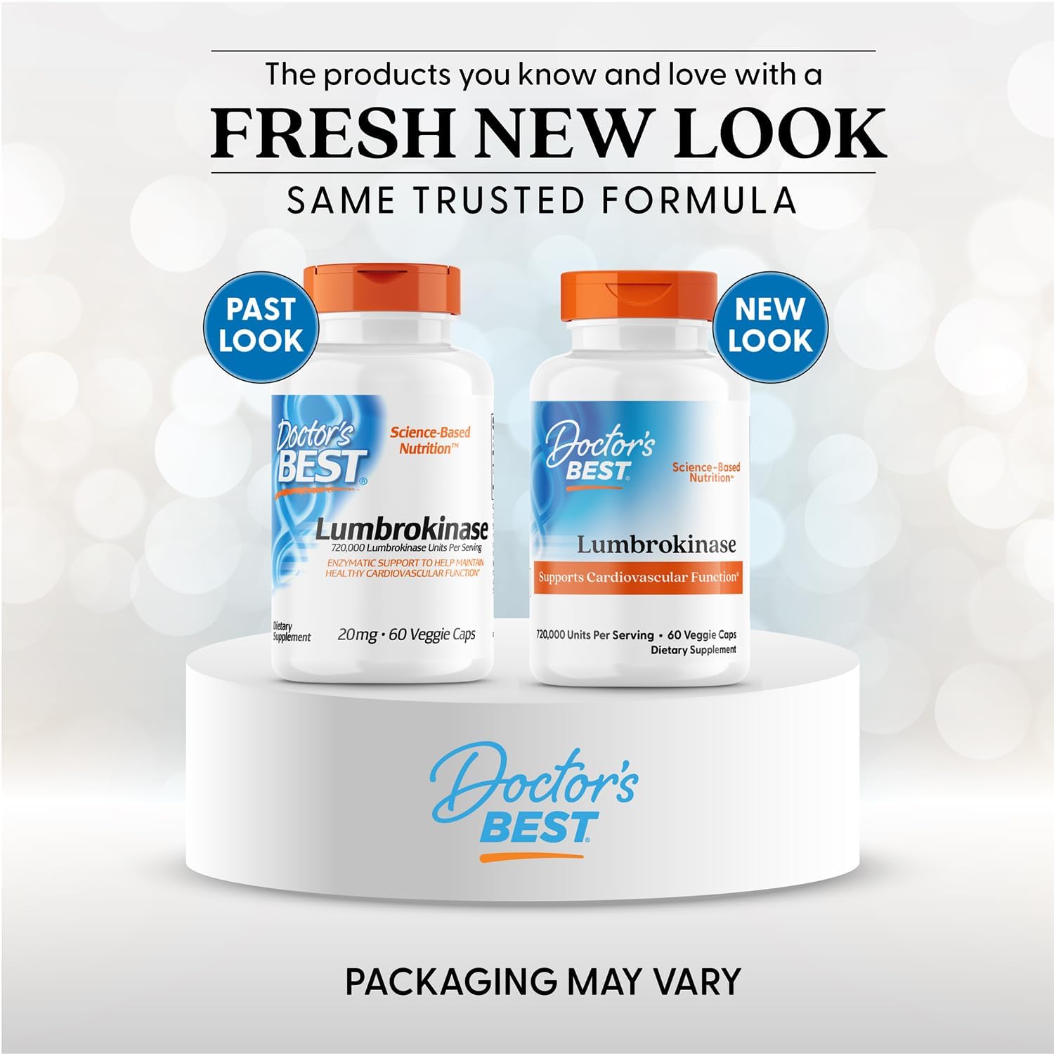 Buy now Doctors Best Lumbrokinase, Supports Heart Function, 720,000 Units Per Serving, 60 Veggie Caps at indiglob india