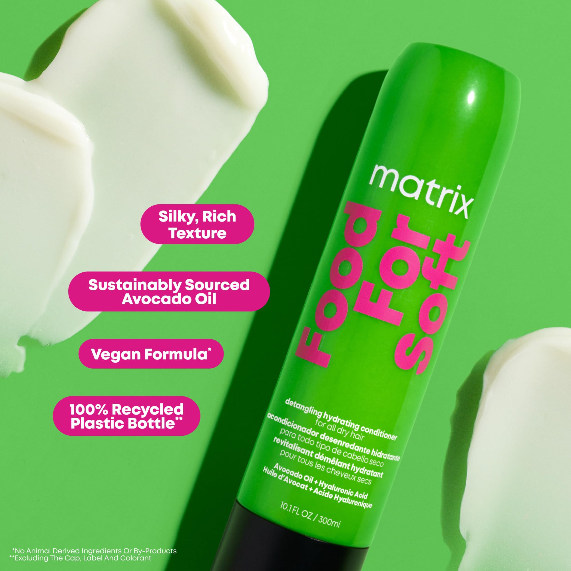 MATRIX Food For Soft Conditioner – For Dry & Brittle Hair | Vegan, infused with avocado oil and hyaluronic acid, moisturizes, softens, and smooths damaged strands