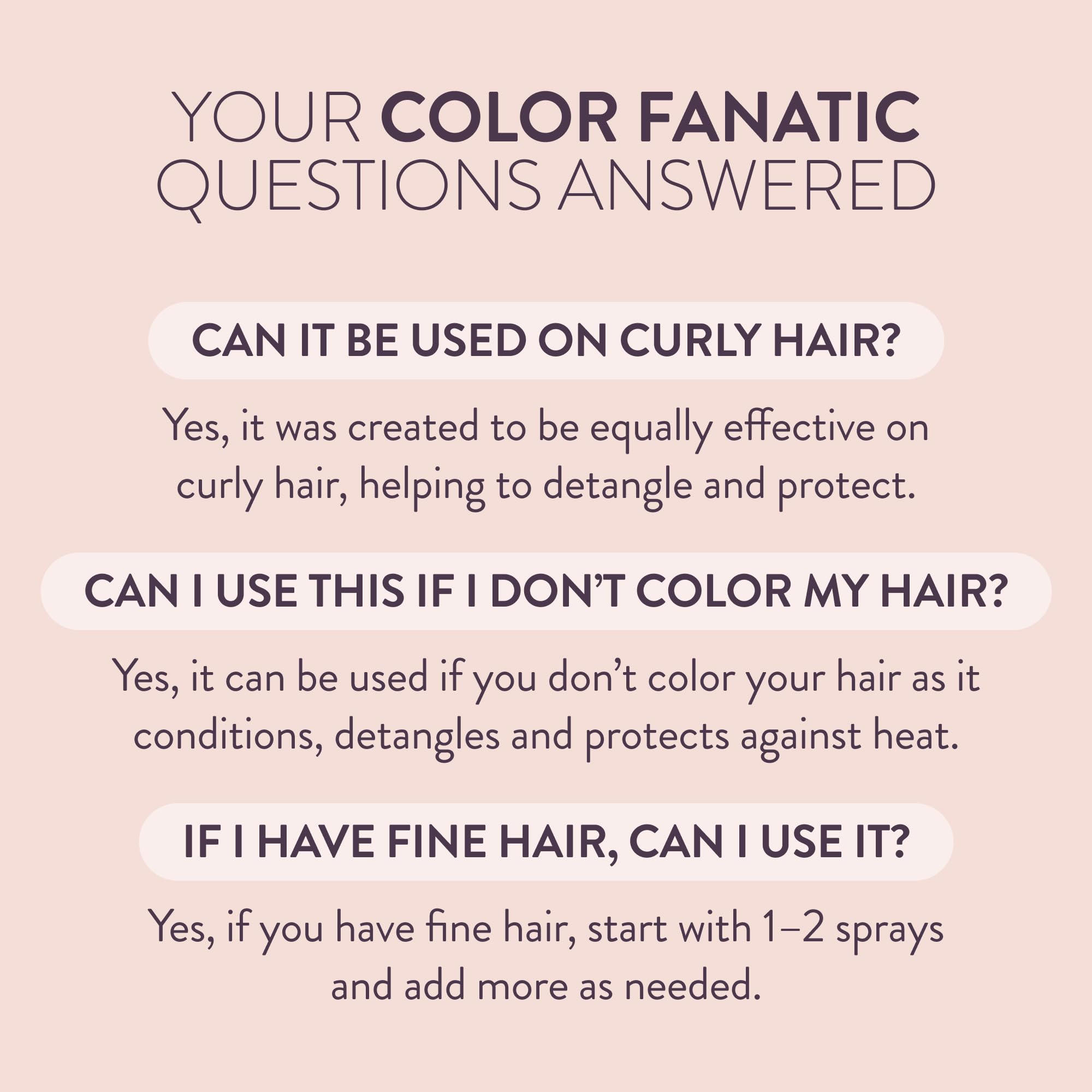 Pureology Color Fanatic Leave-In Conditioner & Detangling Spray