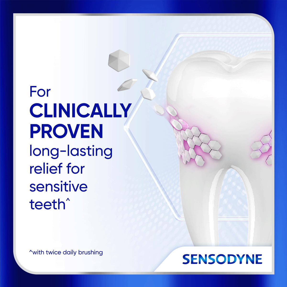 Sensodyne Clinical Repair Whiten & Shine Toothpaste, 3.4 oz (3 Pack)